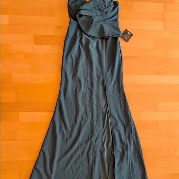 Lulu's Teal Zip-Up Dress - Picture 5 of 6